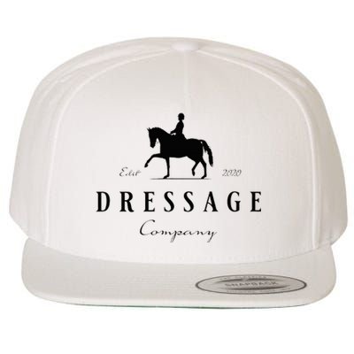 Dressage Horse Dressage Rider Wool Snapback Cap