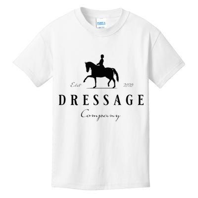 Dressage Horse Dressage Rider Kids T-Shirt