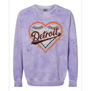 Detroit Heart Colorblast Crewneck Sweatshirt