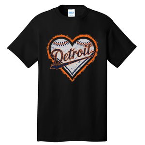 Detroit Heart Tall T-Shirt