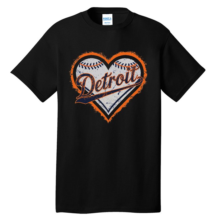 Detroit Heart Tall T-Shirt