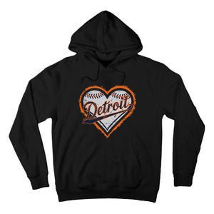 Detroit Heart Tall Hoodie