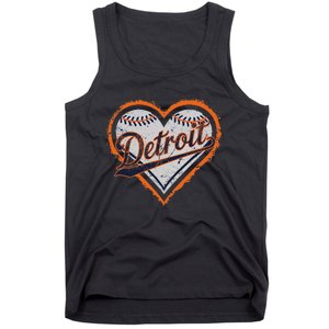 Detroit Heart Tank Top