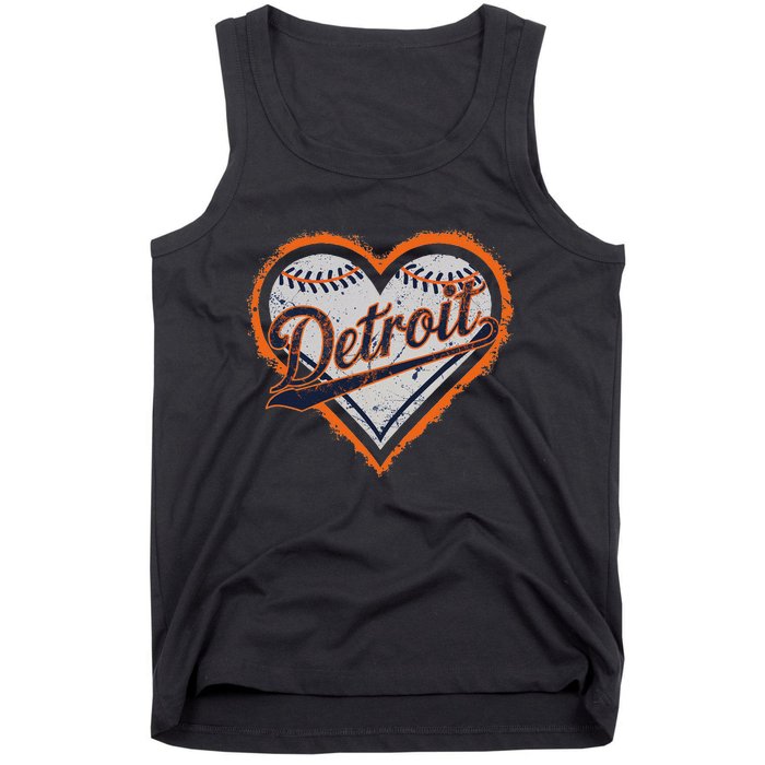 Detroit Heart Tank Top