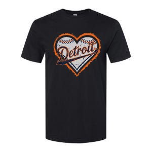 Detroit Heart Softstyle CVC T-Shirt