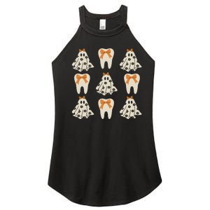 Dental Halloween Dentist Cute Ghoul Ghost Women's Perfect Tri Rocker Tank