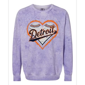 Detroit Heart Colorblast Crewneck Sweatshirt