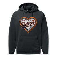 Detroit Heart Performance Fleece Hoodie