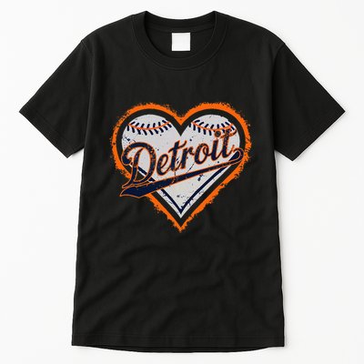 Detroit Heart Tall T-Shirt