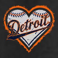 Detroit Heart 11oz C Handle Ceramic Mug