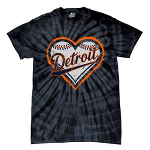 Detroit Heart Tie-Dye T-Shirt