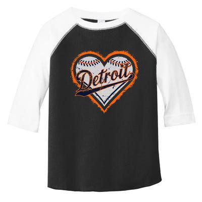 Detroit Heart Toddler Fine Jersey T-Shirt