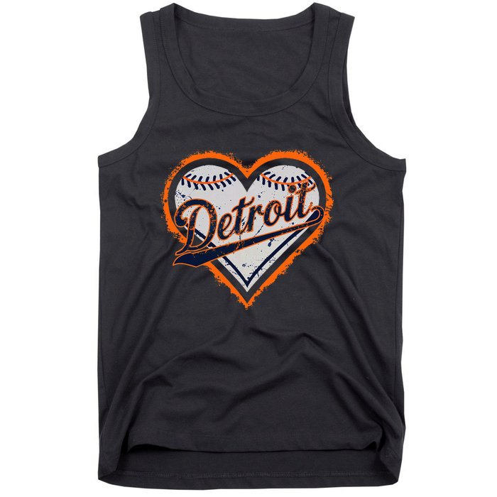 Detroit Heart Tank Top