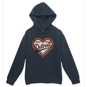 Detroit Heart Urban Pullover Hoodie