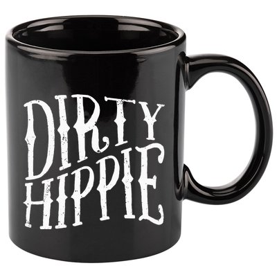 Dirty Hippie 11oz C Handle Ceramic Mug