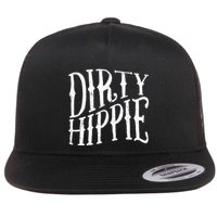 Dirty Hippie Flat Bill Trucker Hat