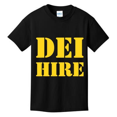 Dei Hire Diversity Equity Inclusion Antitrump Political Kids T-Shirt