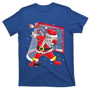 Dabbing Hockey Dabbing Santa Christmas Holiday Hockey Gift T-Shirt