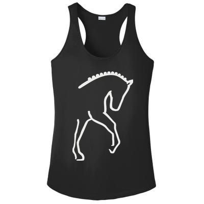Dressage Horse Ladies PosiCharge Competitor Racerback Tank