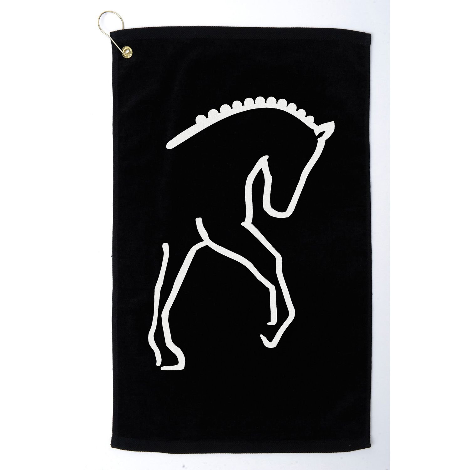 Dressage Horse Golf Towel