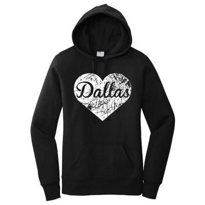 Dallas Heart Women's Pullover Hoodie