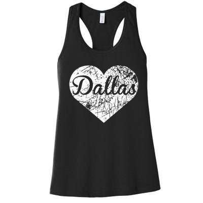 Dallas Heart Women's Racerback Tank