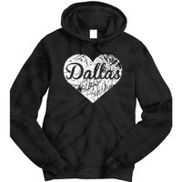 Dallas Heart Tie Dye Hoodie