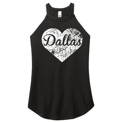 Dallas Heart Women's Perfect Tri Rocker Tank