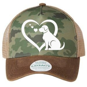 Dog Heart Dog Lover Dog Owner Dog Heart Legacy Tie Dye Trucker Hat