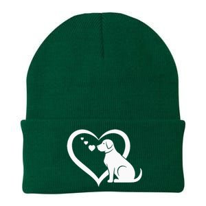 Dog Heart Dog Lover Dog Owner Dog Heart Knit Cap Winter Beanie