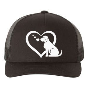 Dog Heart Dog Lover Dog Owner Dog Heart Yupoong Adult 5-Panel Trucker Hat