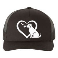 Dog Heart Dog Lover Dog Owner Dog Heart Yupoong Adult 5-Panel Trucker Hat