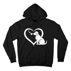 Dog Heart Dog Lover Dog Owner Dog Heart Hoodie