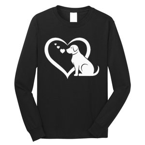 Dog Heart Dog Lover Dog Owner Dog Heart Long Sleeve Shirt