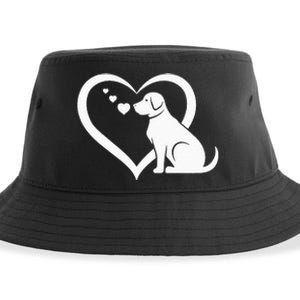 Dog Heart Dog Lover Dog Owner Dog Heart Sustainable Bucket Hat