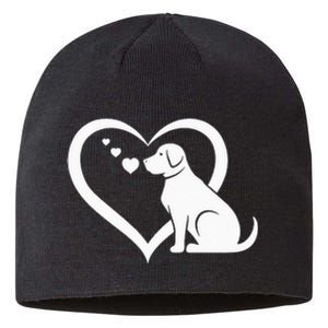 Dog Heart Dog Lover Dog Owner Dog Heart Sustainable Beanie