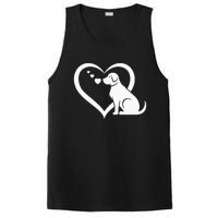 Dog Heart Dog Lover Dog Owner Dog Heart PosiCharge Competitor Tank