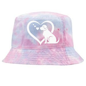 Dog Heart Dog Lover Dog Owner Dog Heart Tie-Dyed Bucket Hat