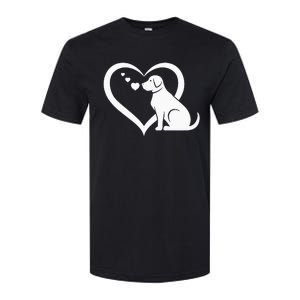 Dog Heart Dog Lover Dog Owner Dog Heart Softstyle CVC T-Shirt