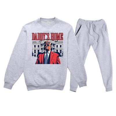 Daddys Home DaddyS Home Premium Crewneck Sweatsuit Set