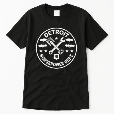 Detroit Horsepower Department M1 Woodward Tall T-Shirt