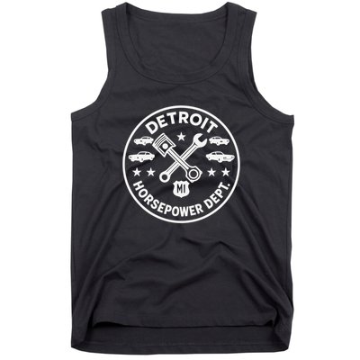 Detroit Horsepower Department M1 Woodward Tank Top