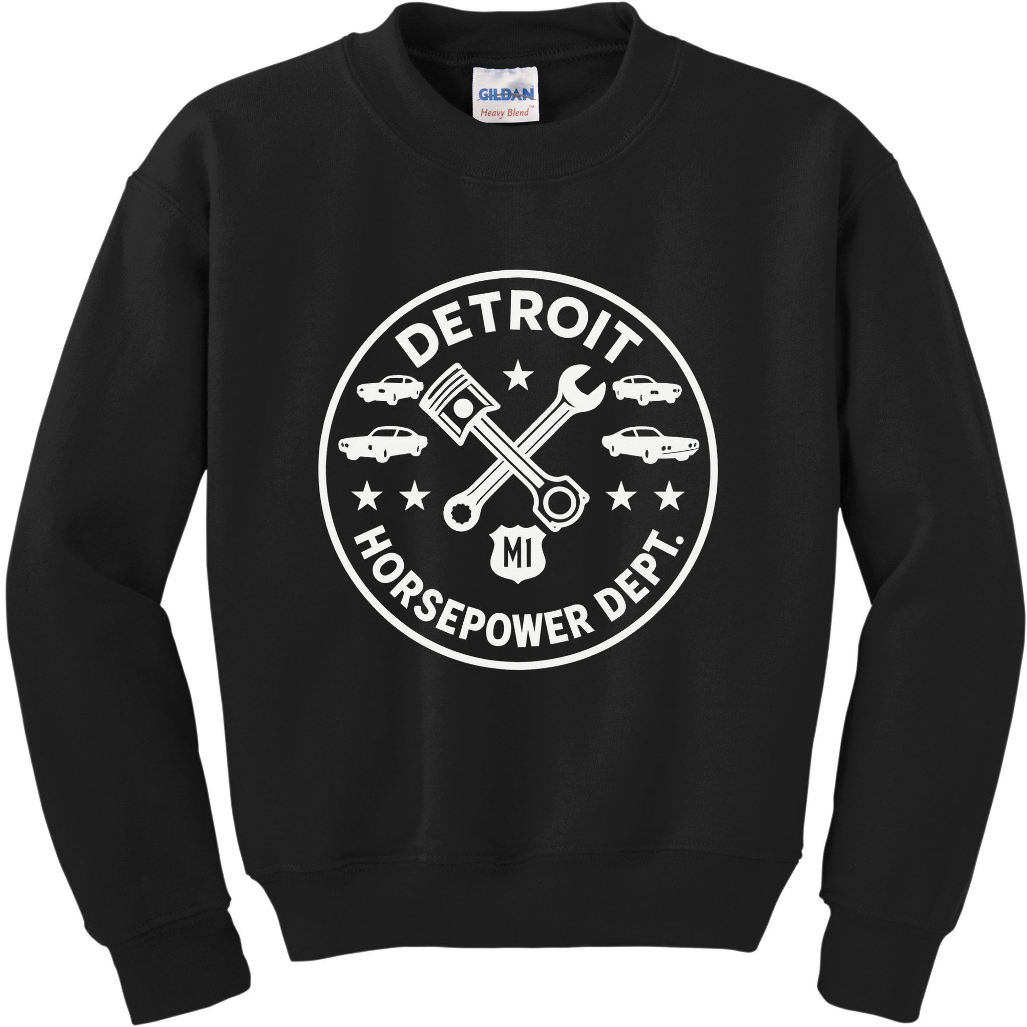 Detroit Horsepower Department M1 Woodward Kids Sweatshirt