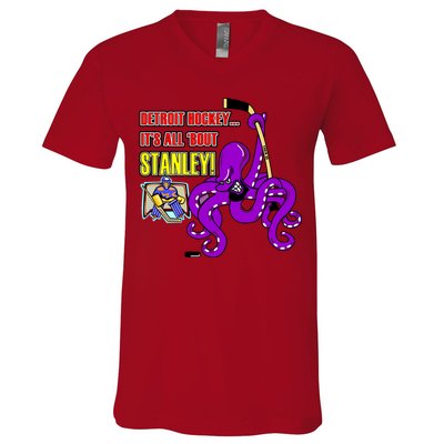 Detroit Hockey V-Neck T-Shirt