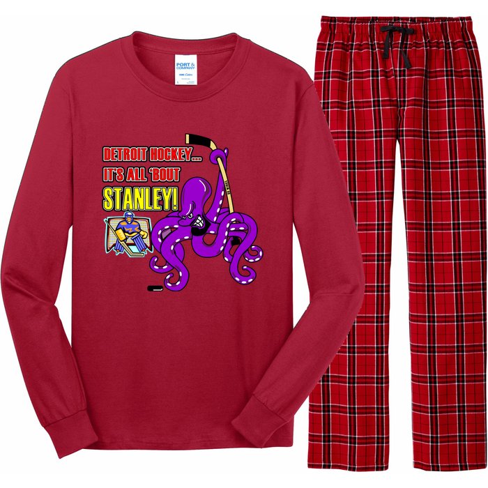 Detroit Hockey Long Sleeve Pajama Set