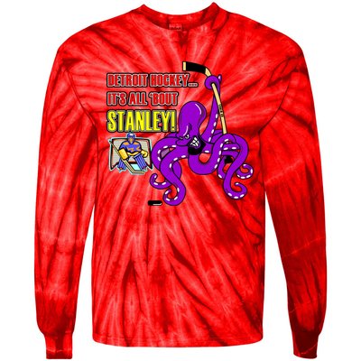 Detroit Hockey Tie-Dye Long Sleeve Shirt