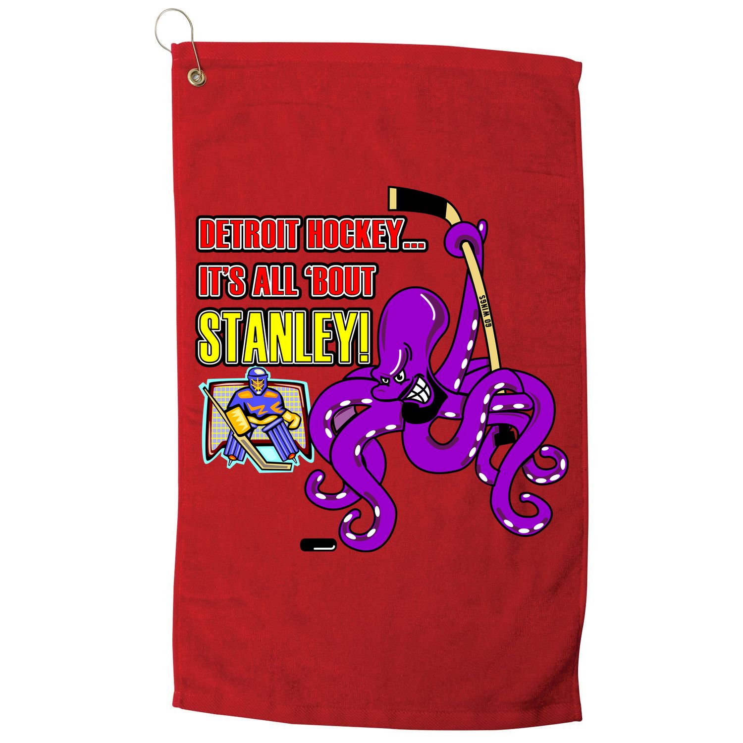 Detroit Hockey Golf Towel