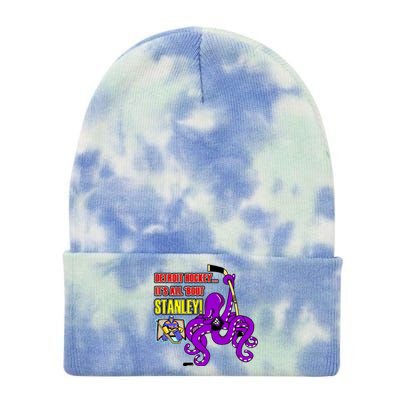 Detroit Hockey Tie Dye 12in Knit Beanie