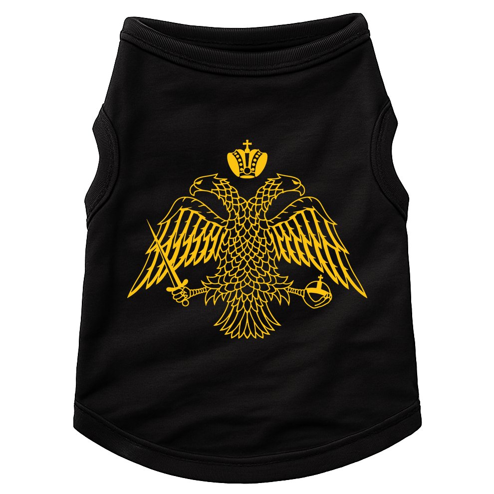 Double Headed Eagle Byzantine Christian Orthodox Emblem Doggie Tank
