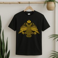 Double Headed Eagle Byzantine Christian Orthodox Emblem T-Shirt